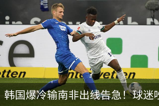 韩国爆冷输南非出线告急！球迷吵翻后竟把锅甩给中国男足，理由太离谱